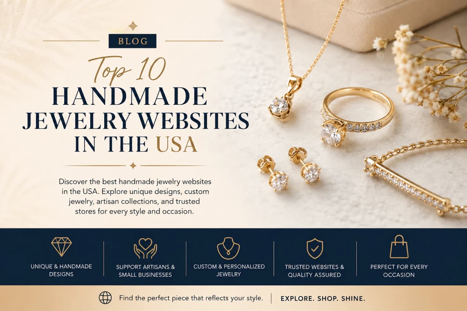 Top 10 Handmade Jewelry Websites in the USA | Best Picks