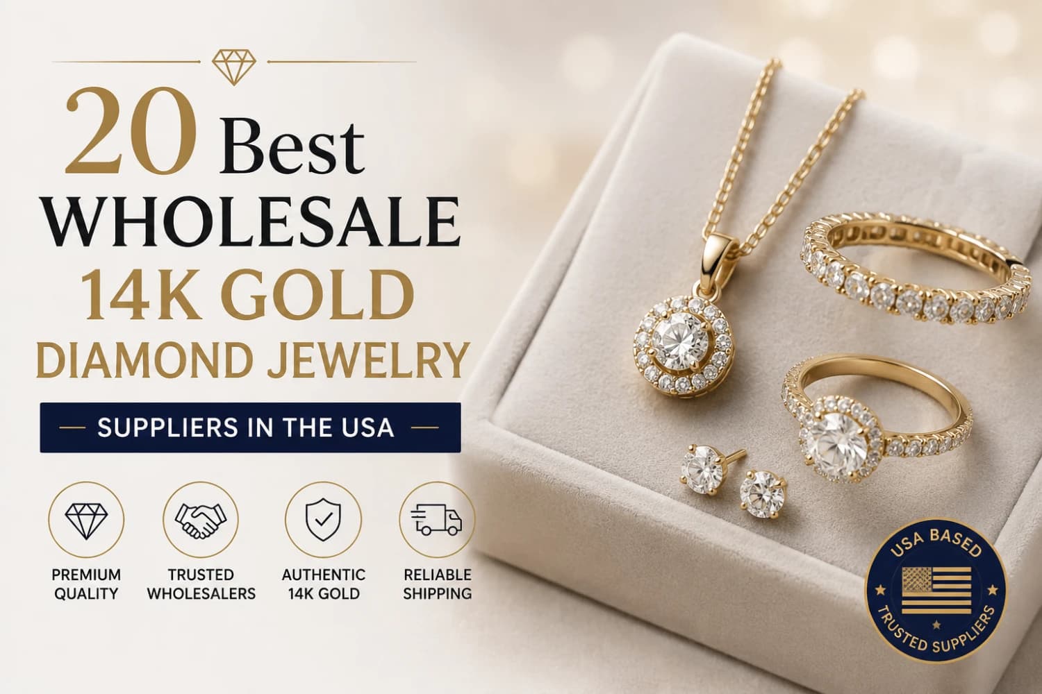 20 Best Wholesale 14K Gold Diamond Jewelry Suppliers in the USA