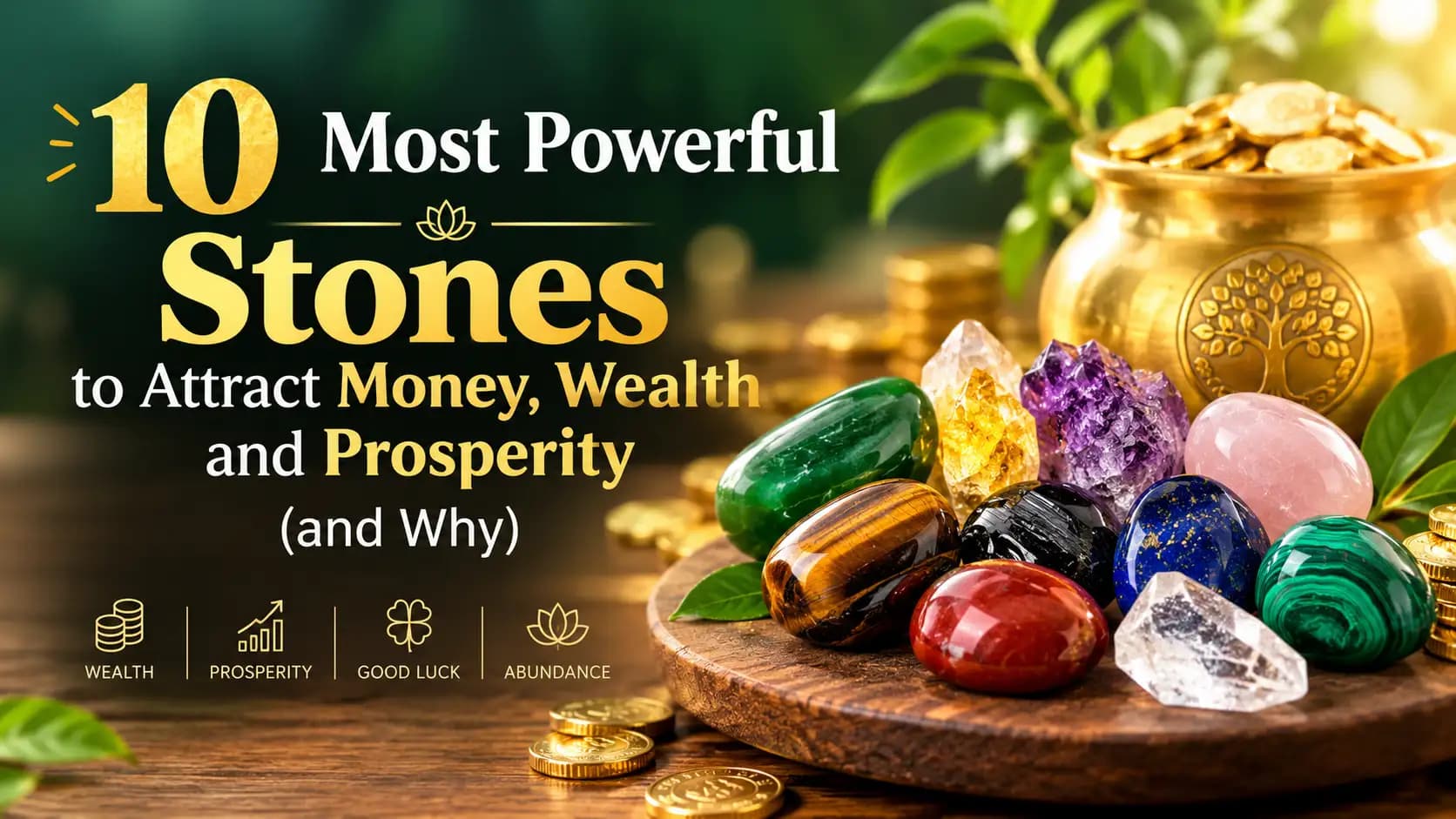 10 Most Powerful Stones to Attract Money, Wealth and Prosperity (and Why)