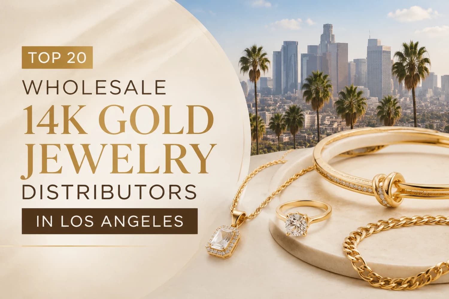 Top 20 Wholesale 14K Gold Jewelry Distributors in Los Angeles