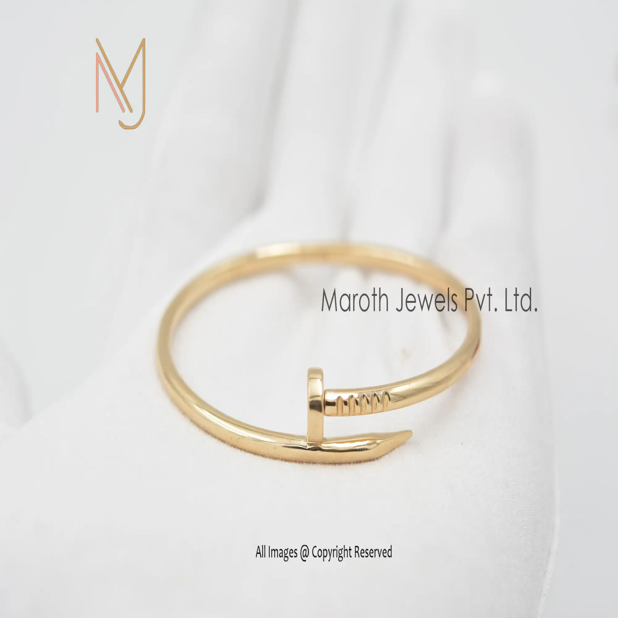 925 Silver Gold Bangle Jewelry supplier