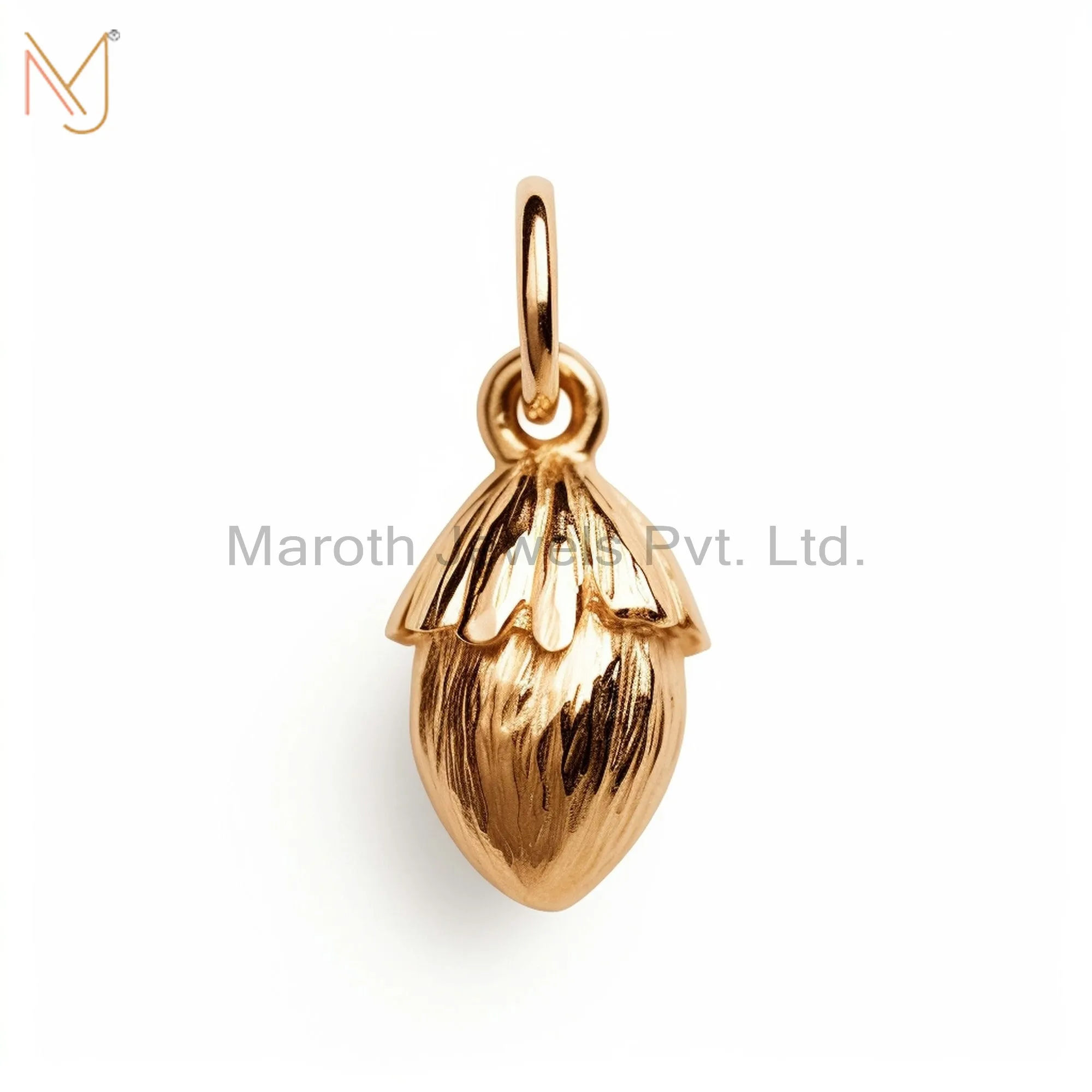 Wholesale 925 Sterling Silver Yellow Gold Plated Coconet Pendant Jewelry