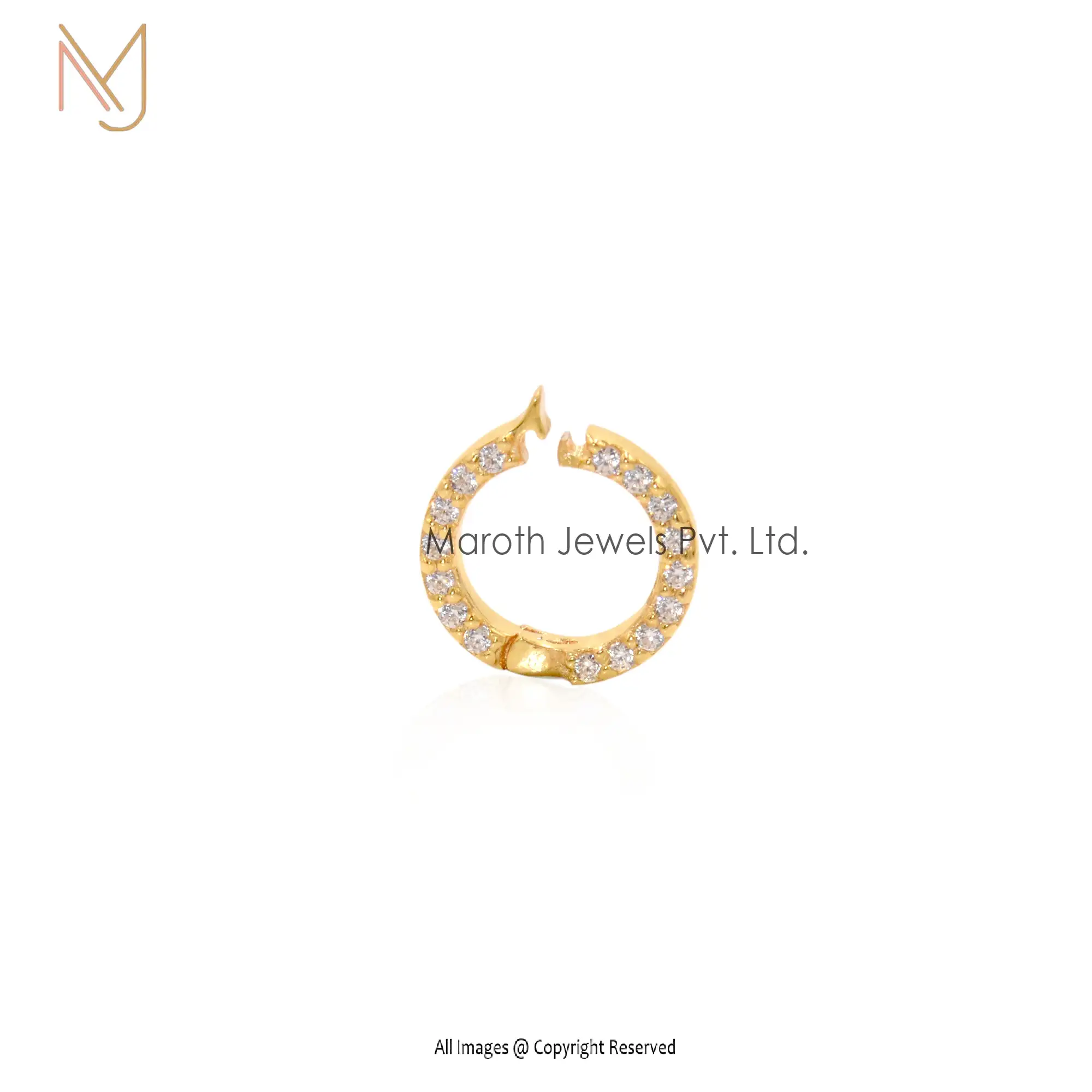 925 Silver Moissanite Multi Connector Ring Manufacturer