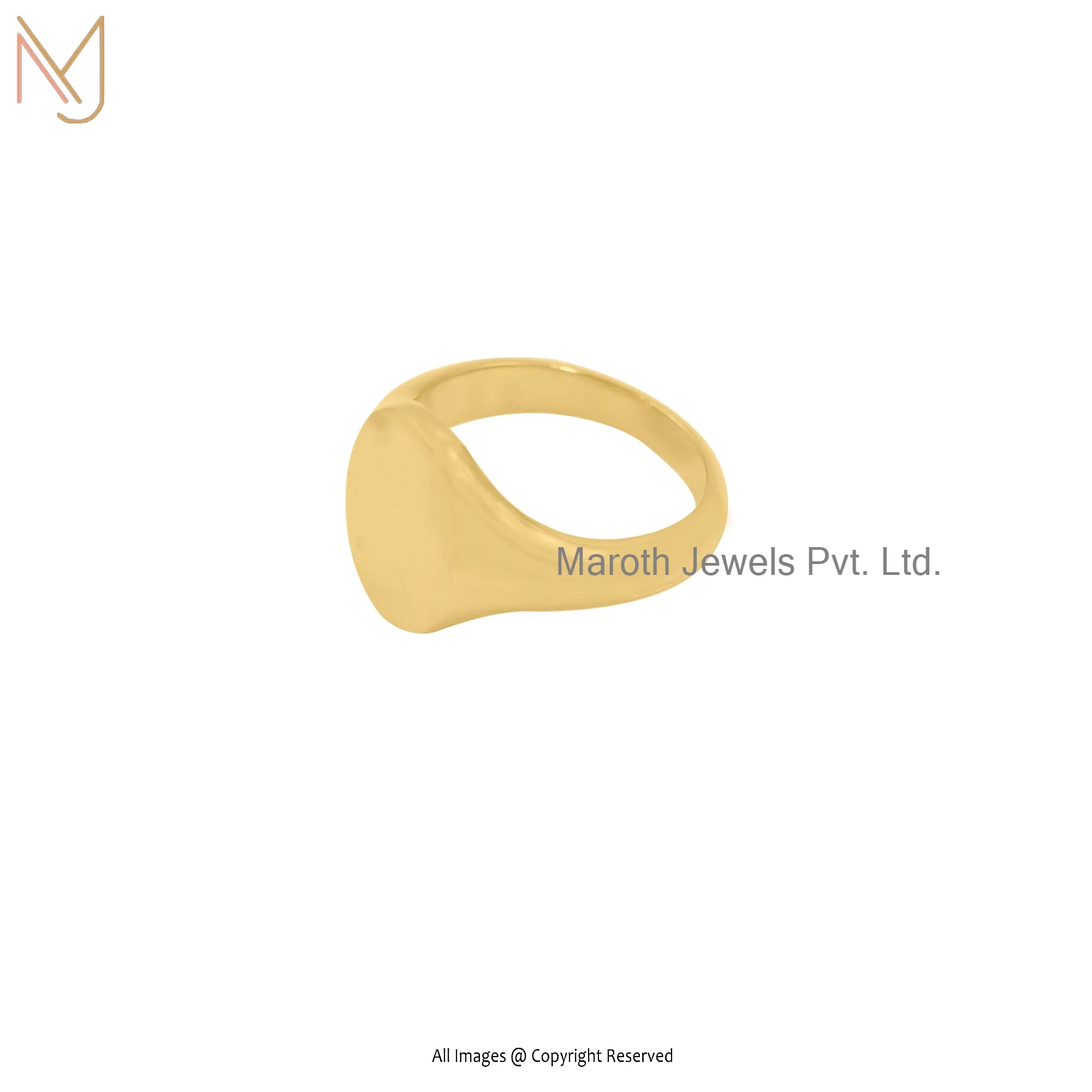 14K Yellow Gold 3 Micron Gold Men s' Ring Jewelry Supplier