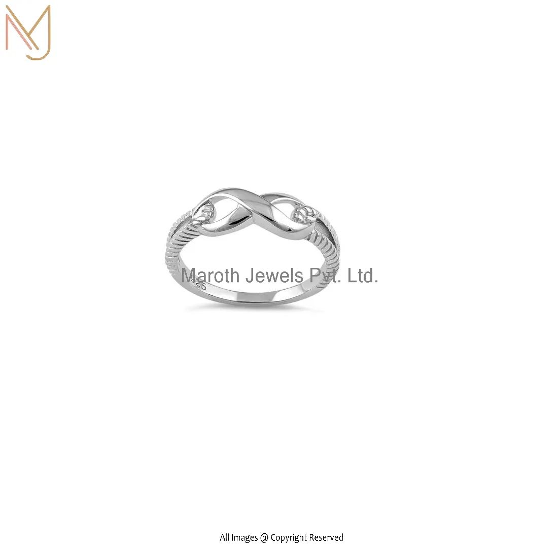 925 Sterling Silver Infinity Ring Jewelry Supplier