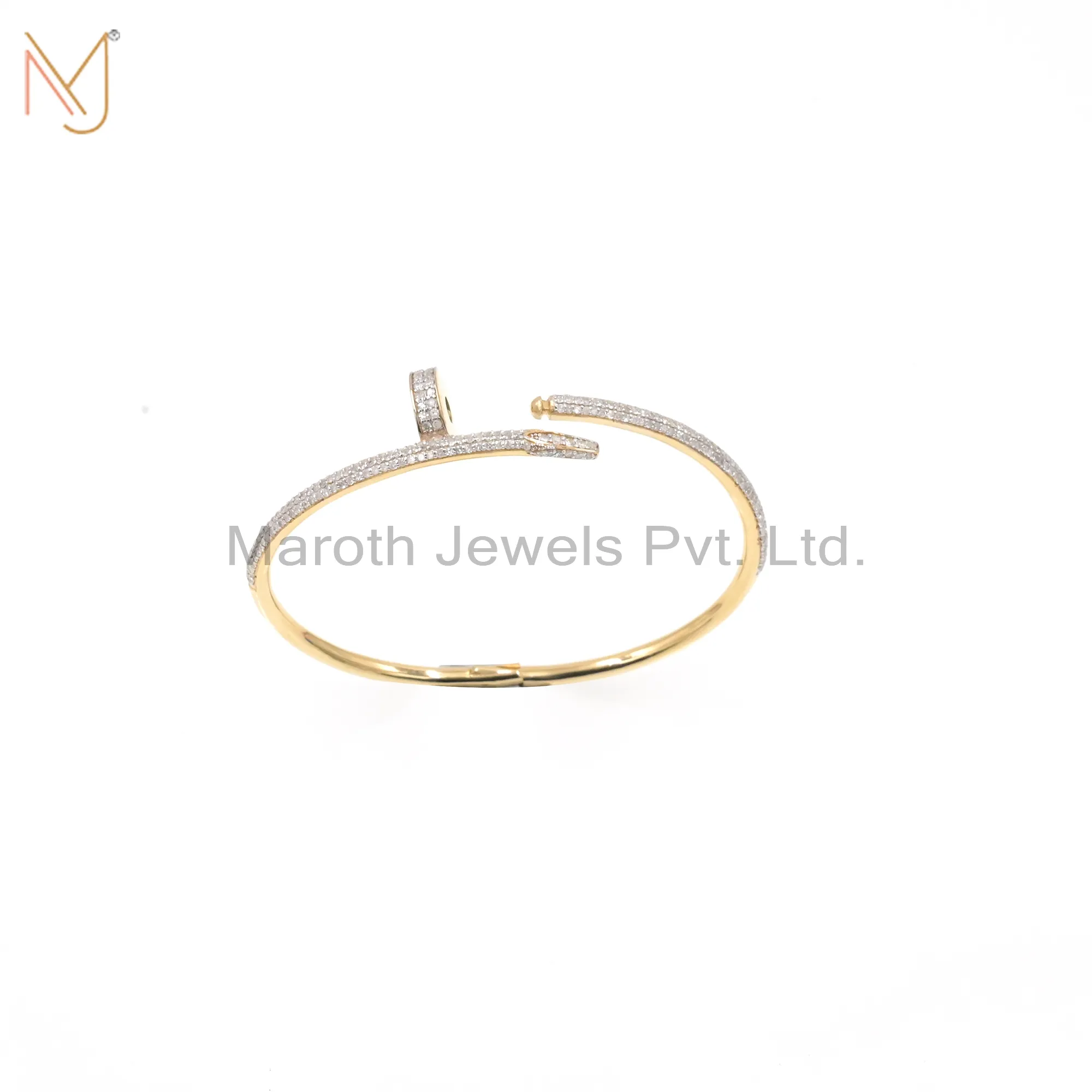925 Silver Gold Diamond cartier bracelets bangle Jewelry Supplier