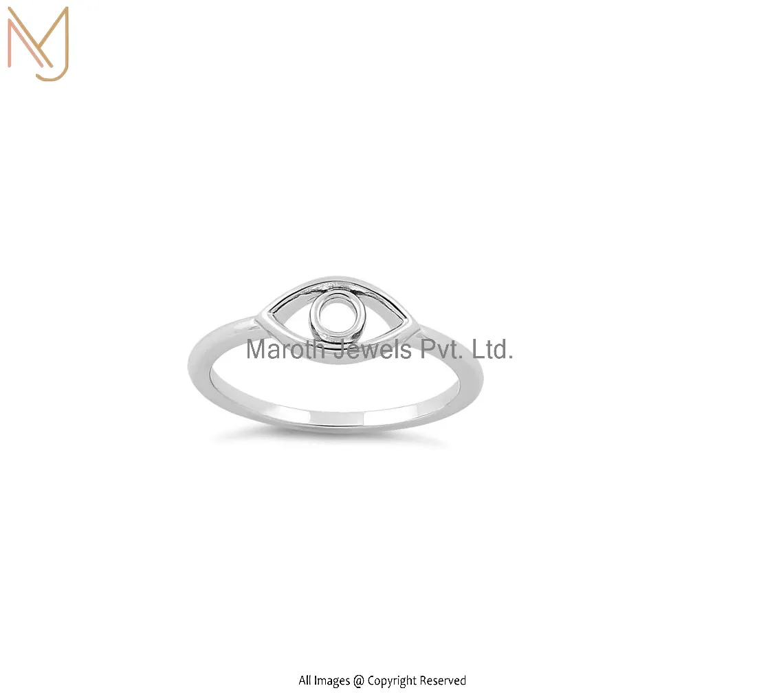 925 Sterling Silver Evil Eye Ring Manufacturer